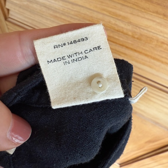 RARE Black Raw Silk Ash Dress from Doen - Picture 7 of 11